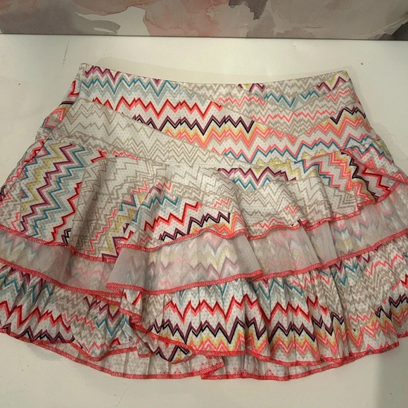. Lucky In Love "so Pretty" Pleated Tier Tennis Skirt and top set - Picture 2 of 8